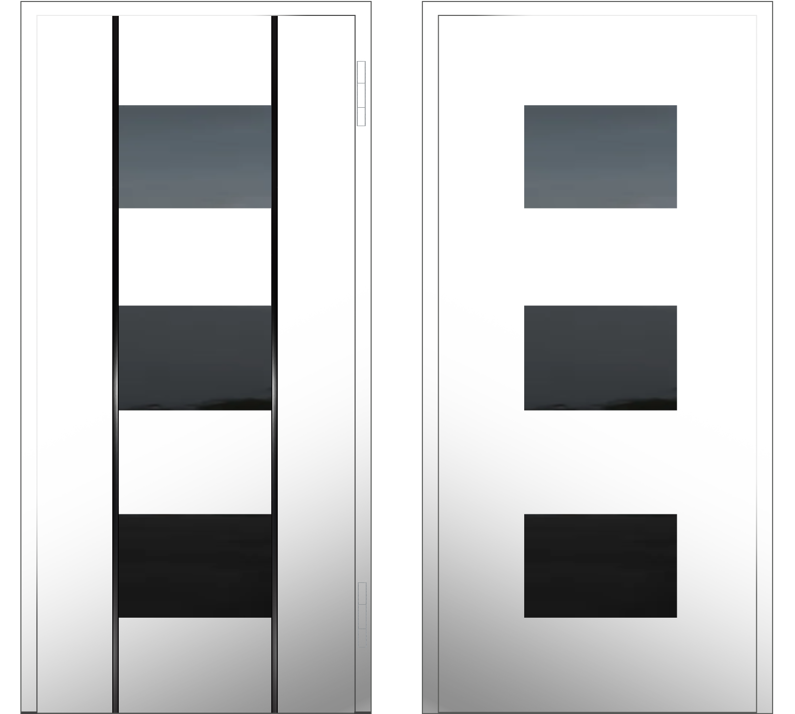 Дверь C-400V S2 Серый