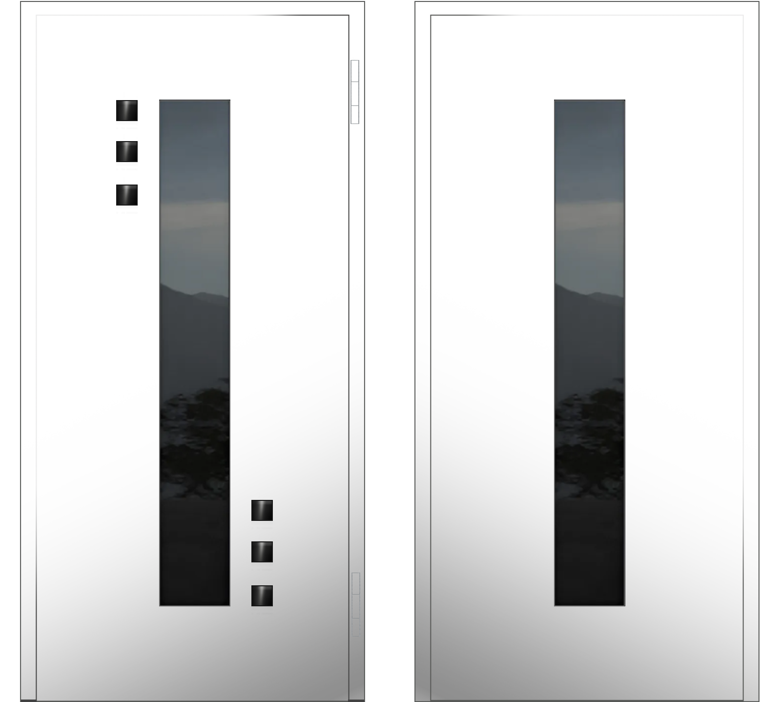 Дверь Ax-122R S1 Графит