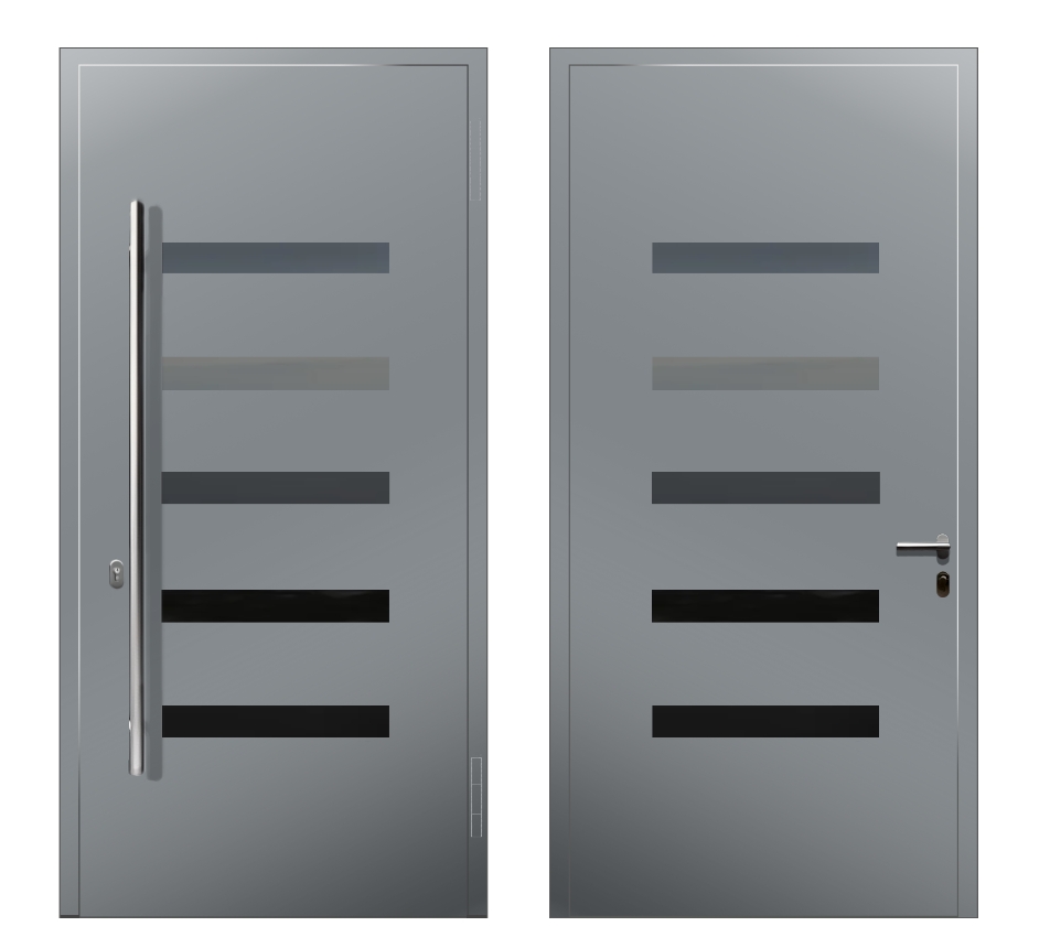 Теплые: Дверь D-085 S2 Серый - фото