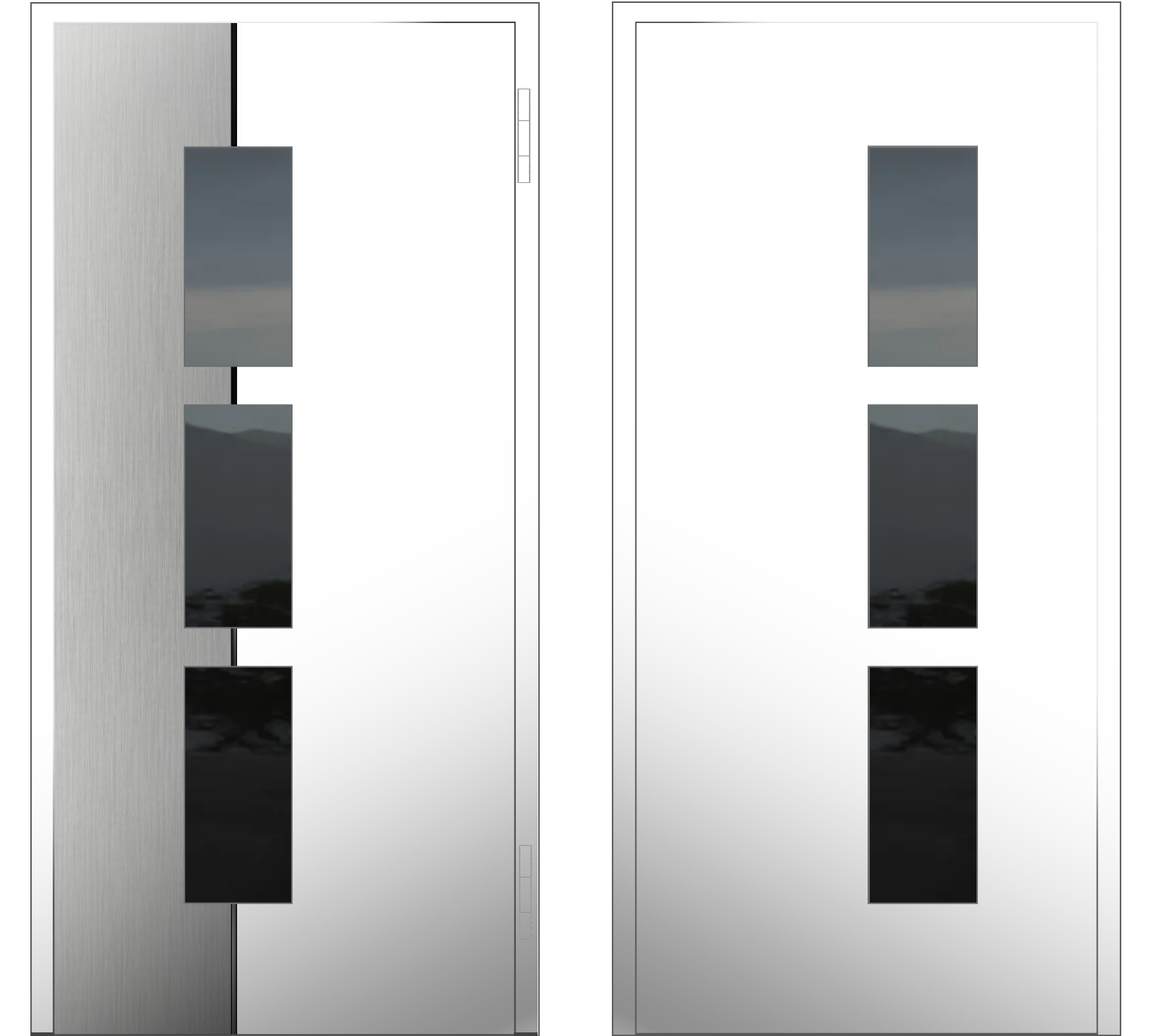 Дверь К-3.3 серое дерево S2 Коричневый